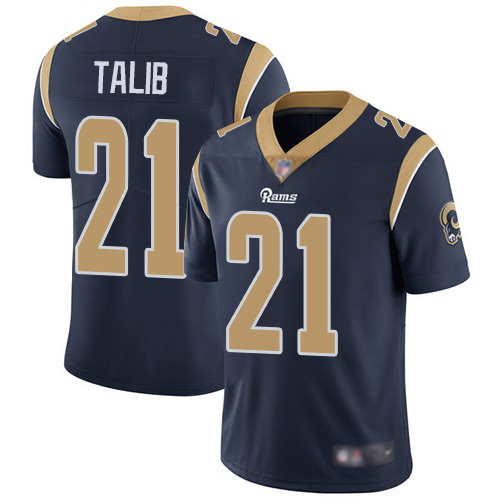 Los Angeles Rams Limited Navy Blue Men Aqib Talib Home Jersey NFL Football 21 Vapor Untouchable